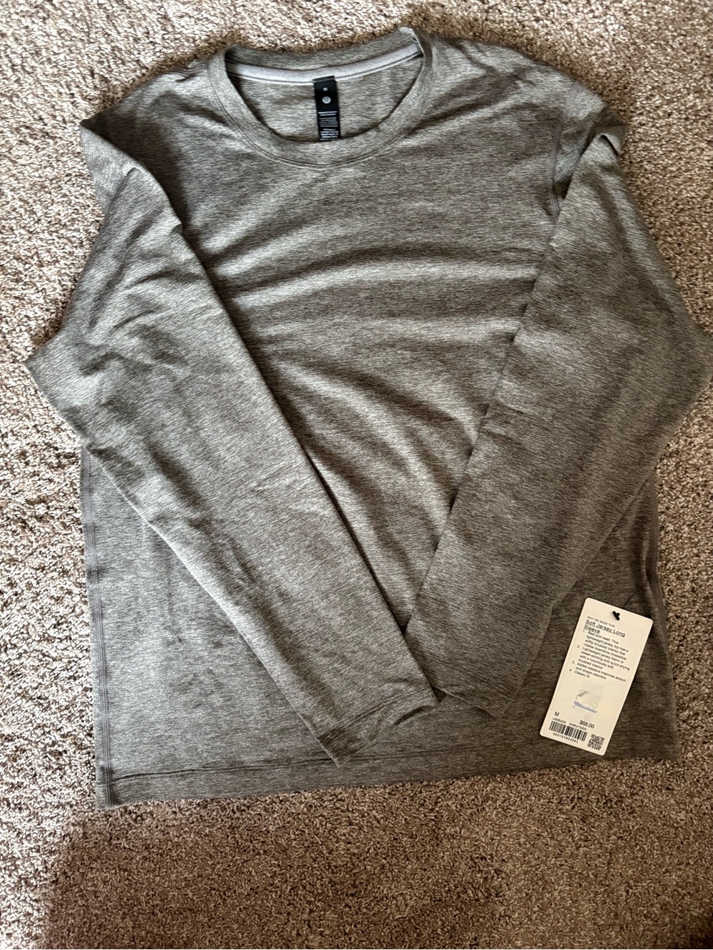 Men's lululemon soft jersey long sleeve